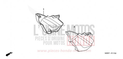 SEITENABDECKUNG (CBF600S6/SA6/N6/NA6) CBF600N6 de 2006
